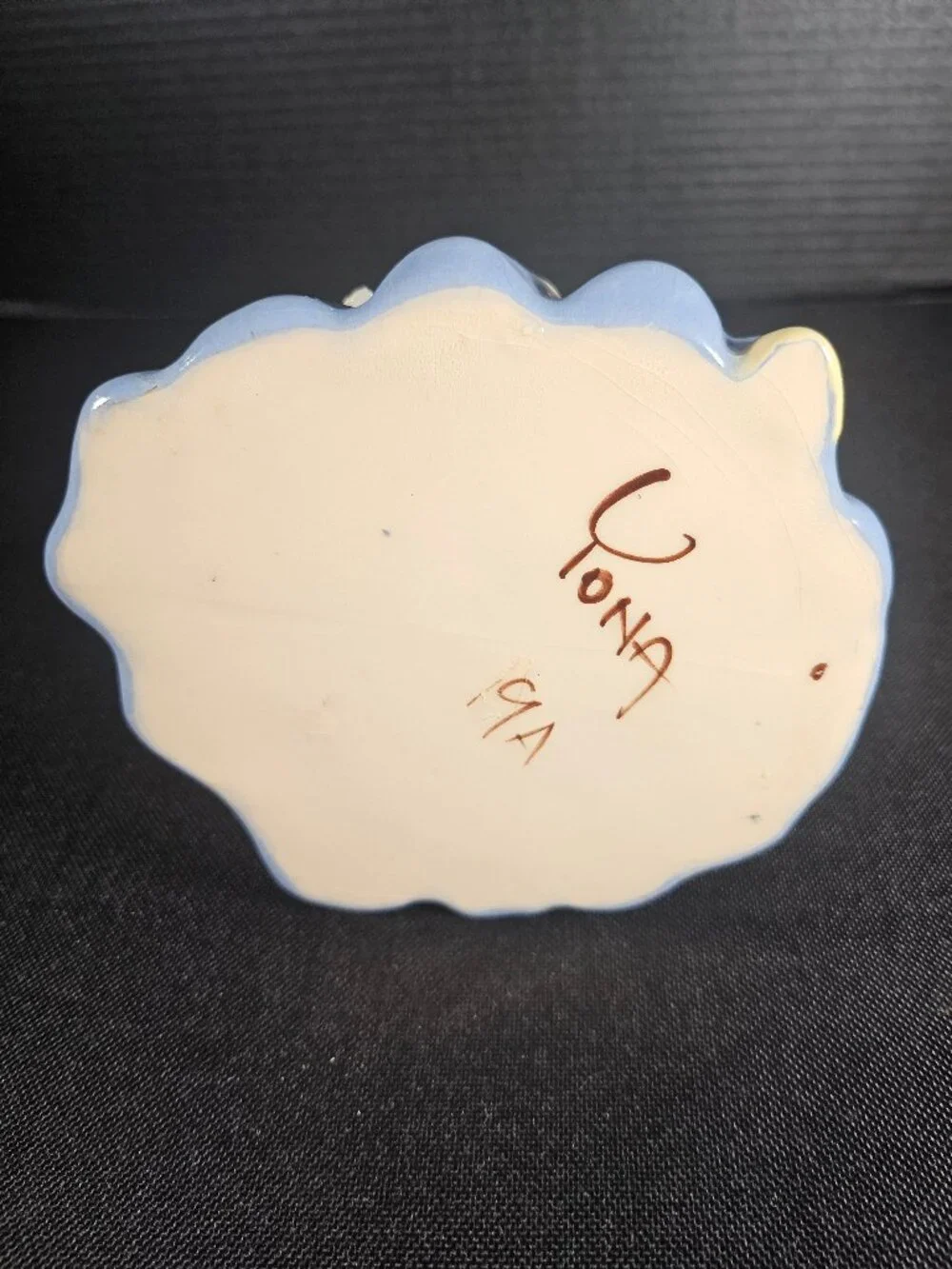 Weil Ware California Pottery Lady Planter Vase Figurine 1940s Country Girl